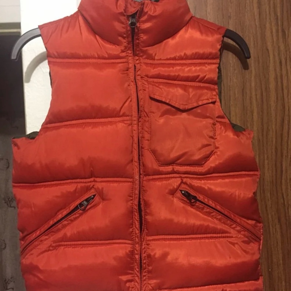 GAP Kids Olive Green Puffer Vest